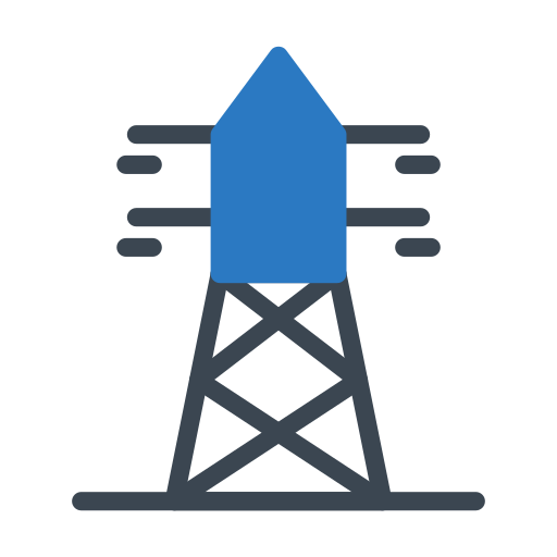 Electric power Generic Blue icon
