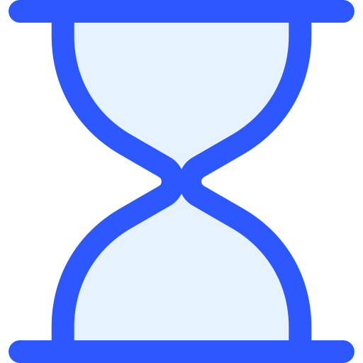 Hourglass Generic Blue icon