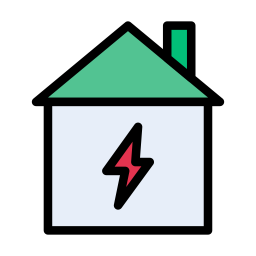 inteligentny dom Vector Stall Lineal Color ikona