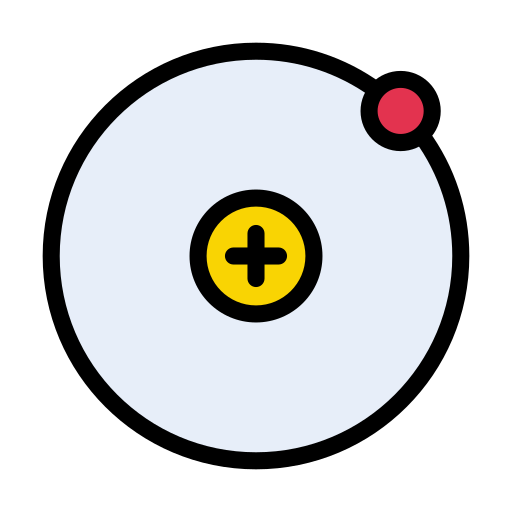 原子 Vector Stall Lineal Color icon