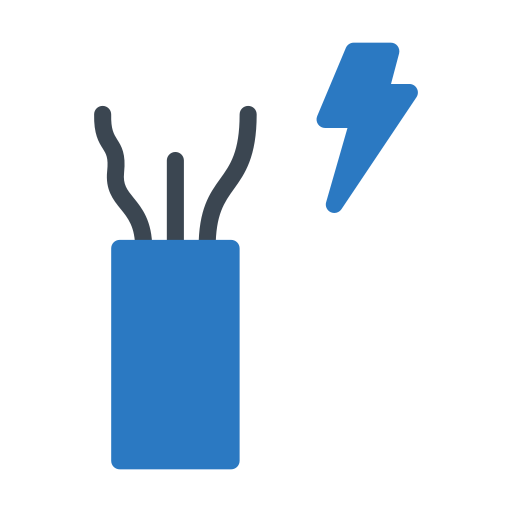 cable de energía Generic Blue icono