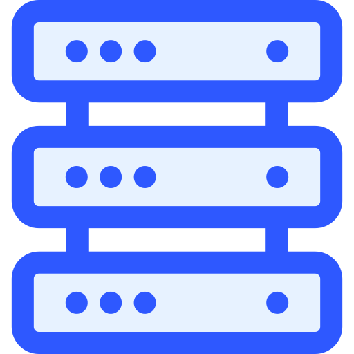 サーバ Generic Blue icon