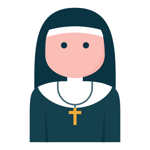 freira Generic Flat Ícone
