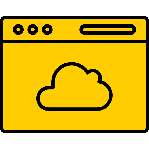 computación en la nube Generic Outline Color icono