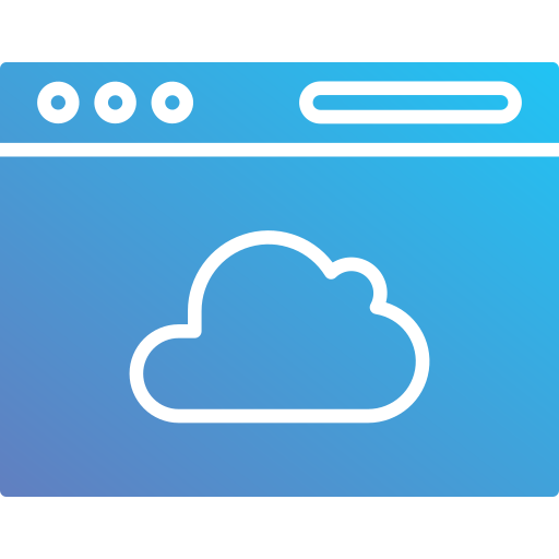 cloud computing Generic Flat Gradient icoon