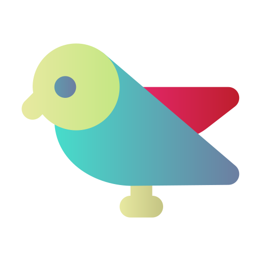 ptak Generic Flat Gradient ikona