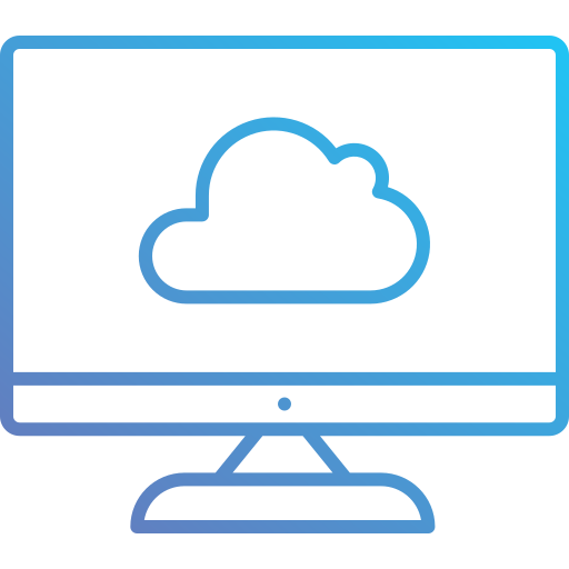 Cloud computing Generic Gradient icon