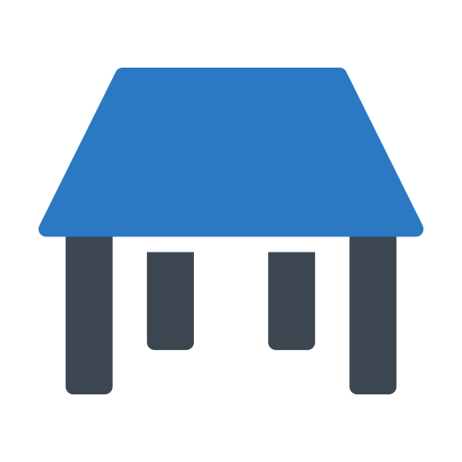 テーブル Generic Blue icon