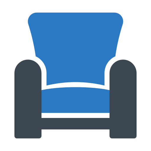 couch Generic Blue icon