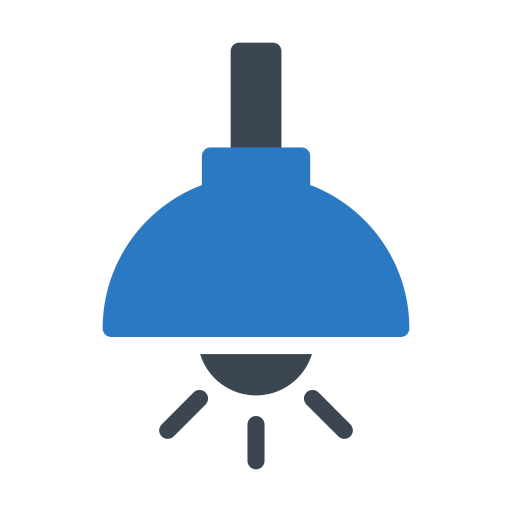 lámpara colgante Generic Blue icono