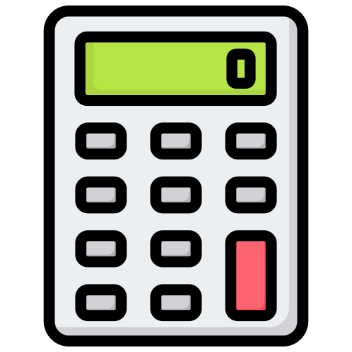 Calculator Generic Outline Color icon