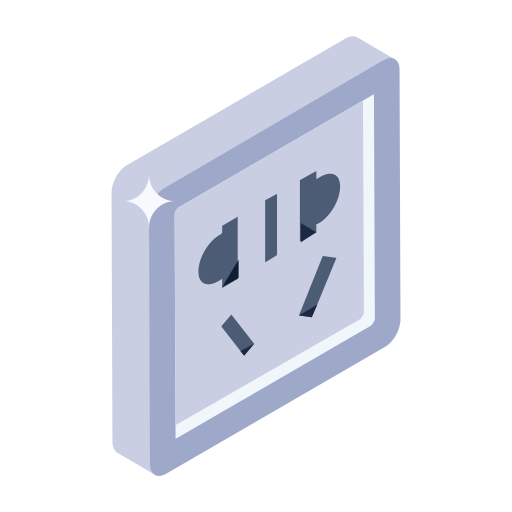전원 소켓 Generic Isometric icon