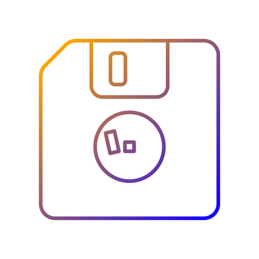 disquete Generic Gradient icono