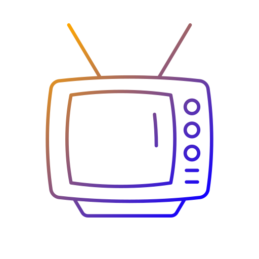 ビンテージテレビ Generic Gradient icon