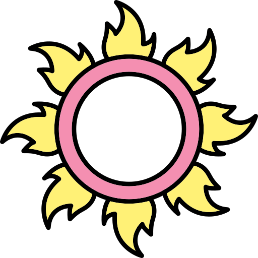pierścień ognia Generic Thin Outline Color ikona