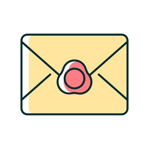 봉투 Generic Thin Outline Color icon