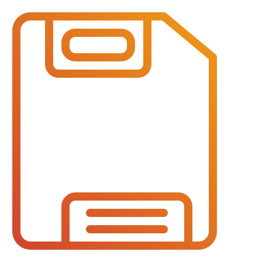 diskette Generic Gradient icoon