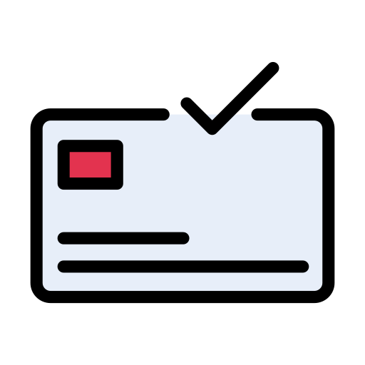 carta di credito Vector Stall Lineal Color icona