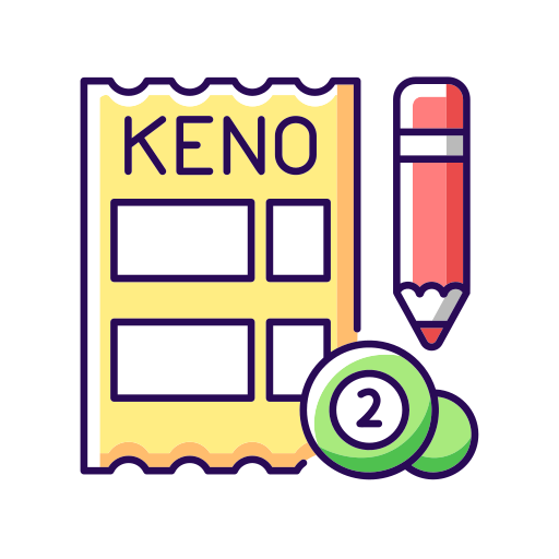 Keno Generic Thin Outline Color icon