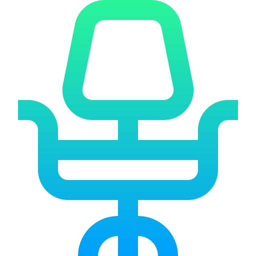 chaise de bureau Super Basic Straight Gradient Icône