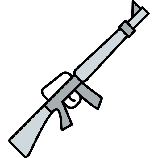 pistole Generic Thin Outline Color icon