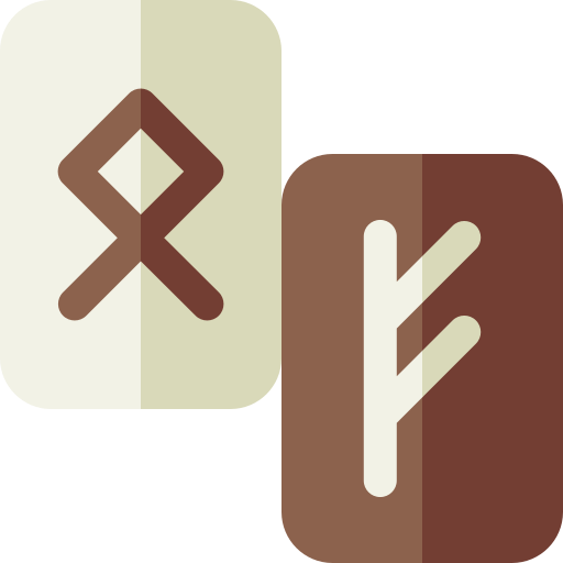 runes Basic Rounded Flat Icône