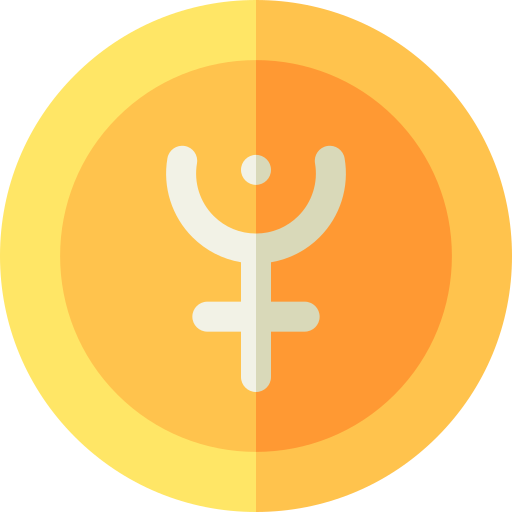 plutón Basic Rounded Flat icono