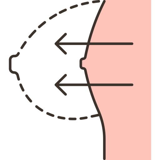 Breast enlargement Amethys Design Lineal Color icon