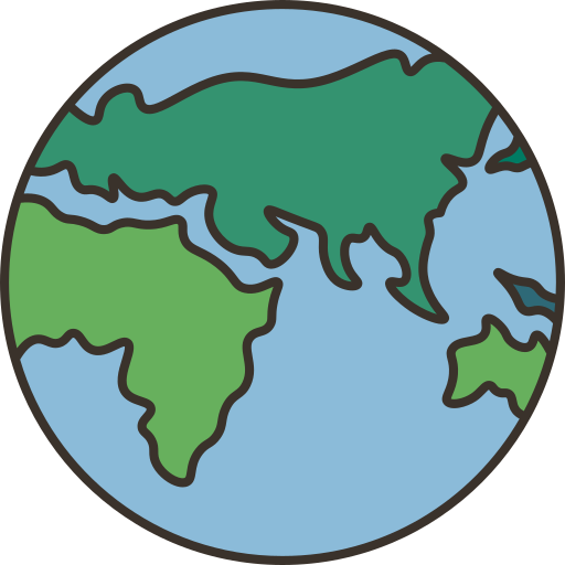 地球 Amethys Design Lineal Color icon