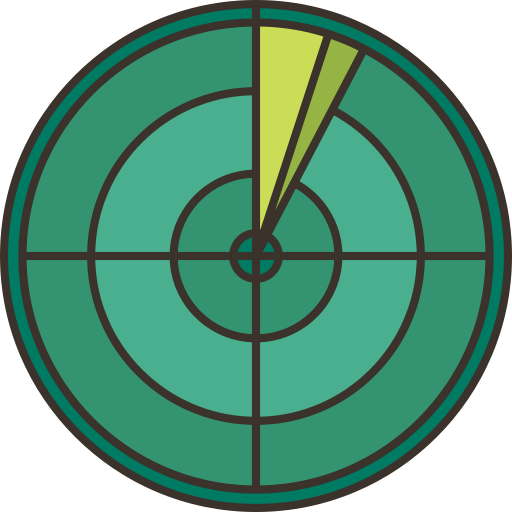 Radar Amethys Design Lineal Color icon