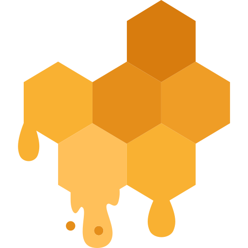 Honeycomb Amethys Design Flat icon