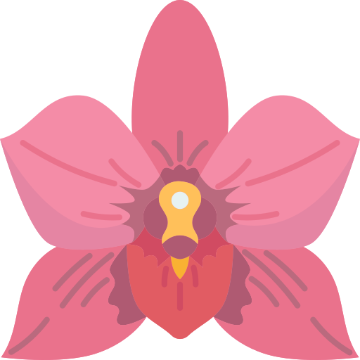 Orchid Amethys Design Flat icon