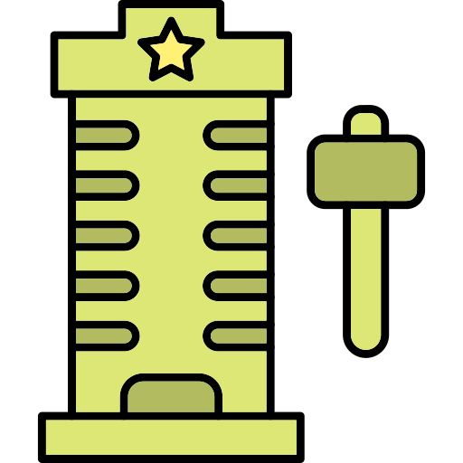 Hammer game Generic Thin Outline Color icon