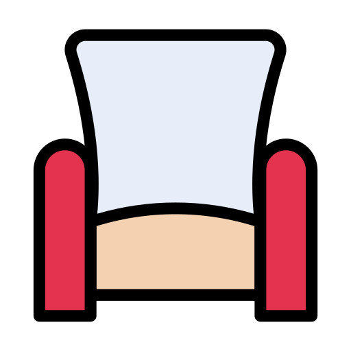 ソファー Vector Stall Lineal Color icon