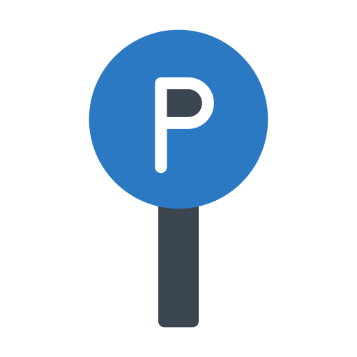 Car parking Generic Blue icon