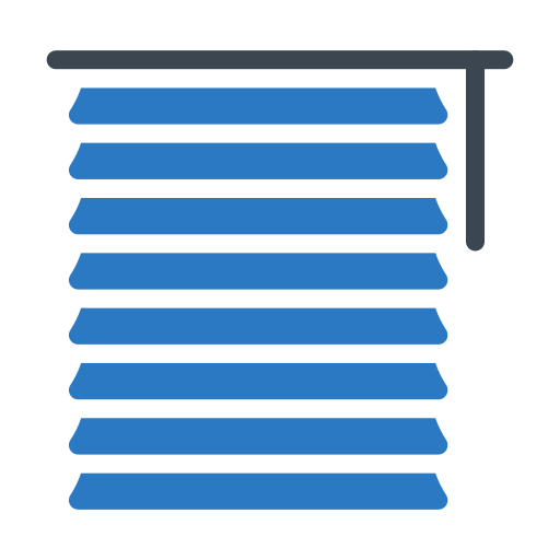 커튼 Generic Blue icon