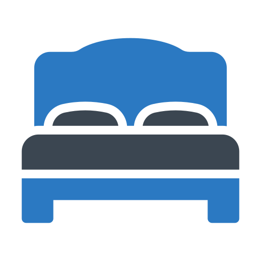 Hotel bed Generic Blue icon