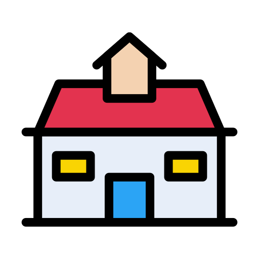 집 Vector Stall Lineal Color icon