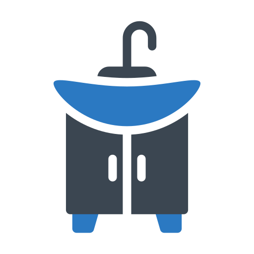 lavabo Generic Blue Icône