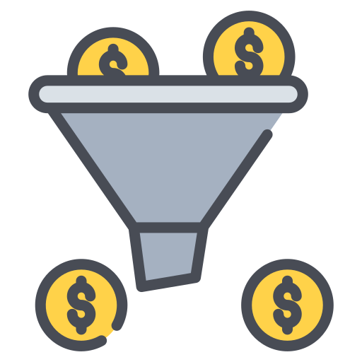 Sales funnel Generic Outline Color icon