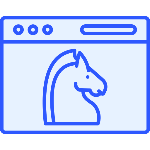 trojaans paard Generic Blue icoon