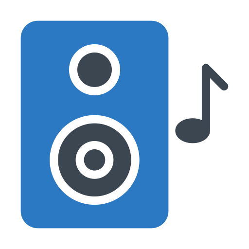 geluidssysteem Generic Blue icoon