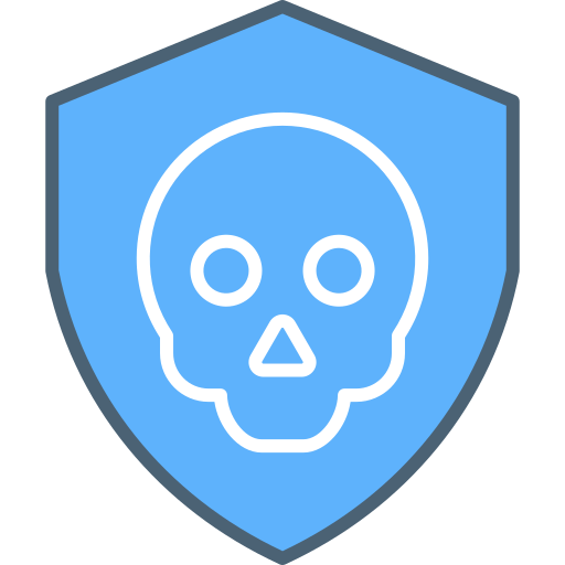 ataque cibernetico Generic Blue icono