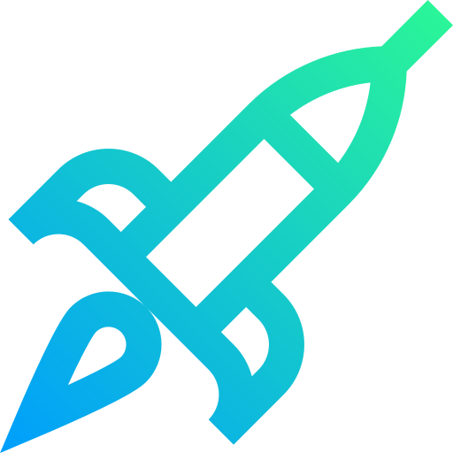 ロケット Super Basic Straight Gradient icon