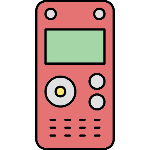 Dictaphone Generic Thin Outline Color icon