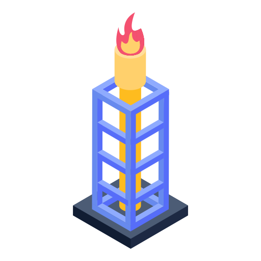 Olympic flame Generic Isometric icon