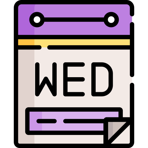 Wednesday Special Lineal color icon