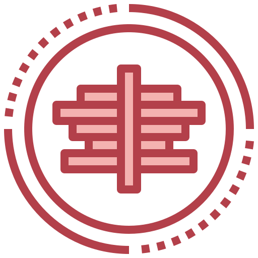 gráfico de barras Surang Red icono