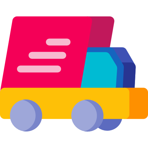 Delivery truck Soodabeh Ami Flat icon