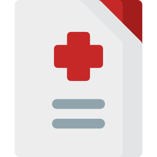 Medical record Soodabeh Ami Flat icon